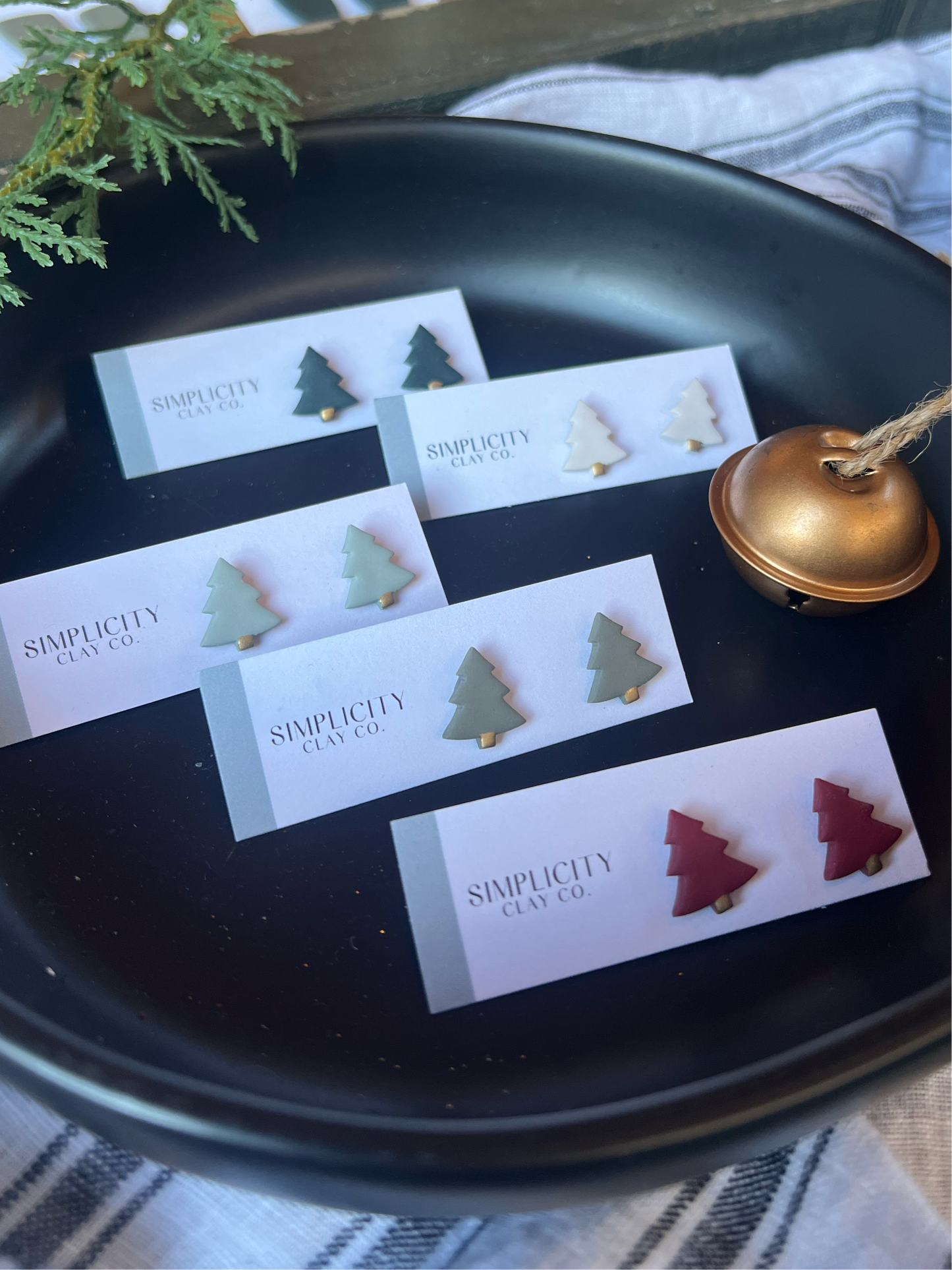 Tree Studs - Multiple Colors