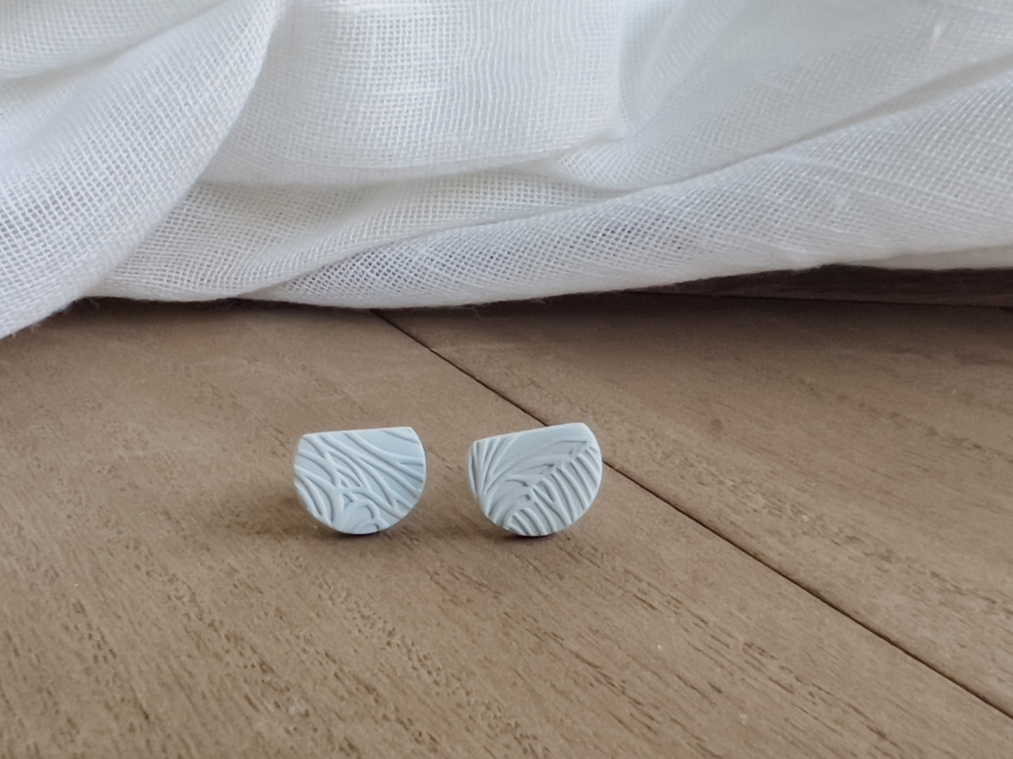 Semi-Circle Stud - Multiple Colors