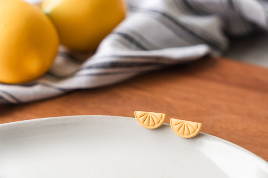 Half Slice Lemon Studs