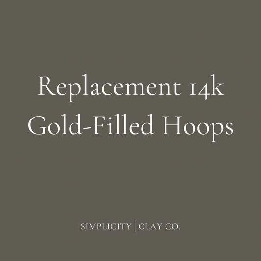 Replacement 14k Gold-Filled Hoops